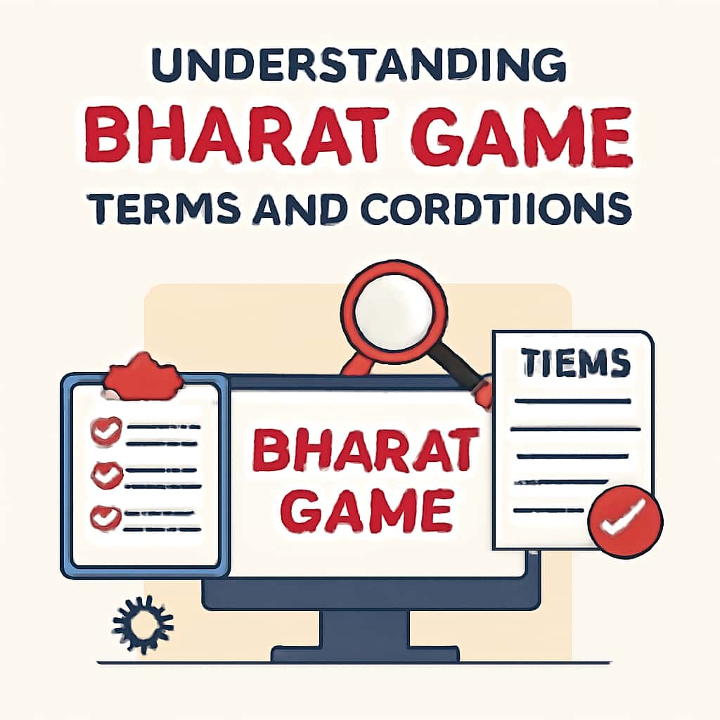 An educational illustration related to Bharat Game Terms and Conditions.