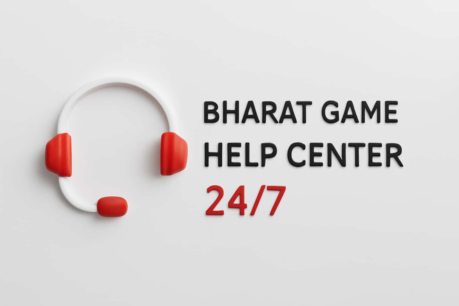 Bharat Game Help Center 24/7 Interface
