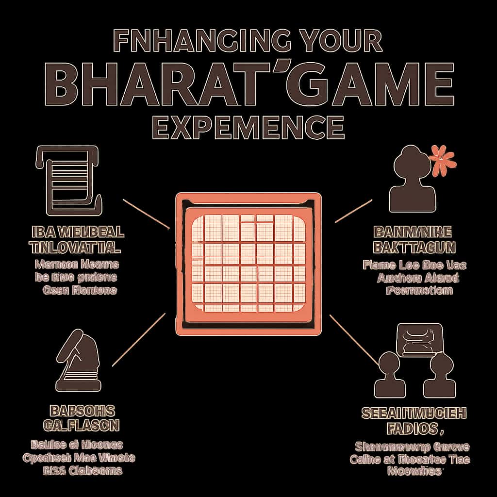 An educational diagram about enhancing Bharat Game experience.