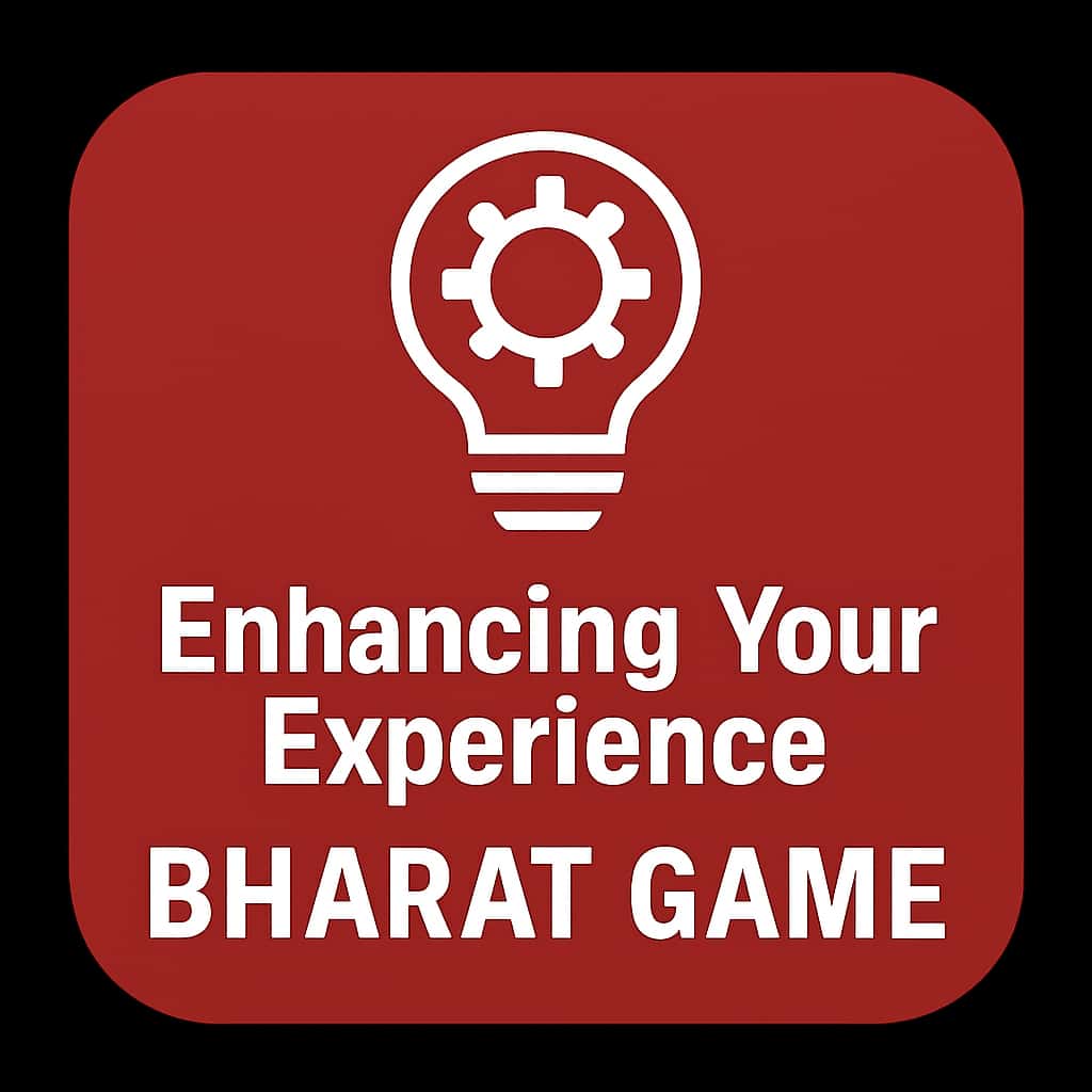 A simple badge representing Bharat Game enhancement.