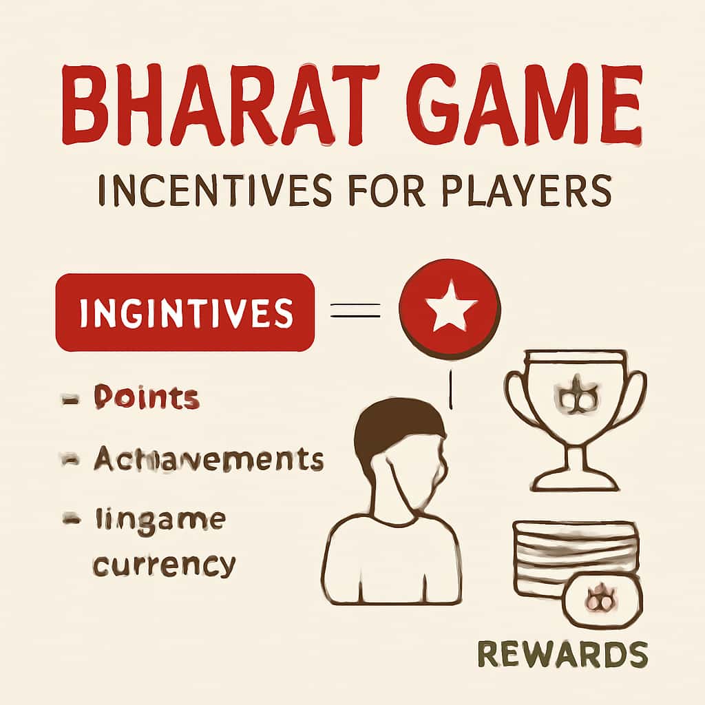 Diagram explaining Bharat Game incentives.