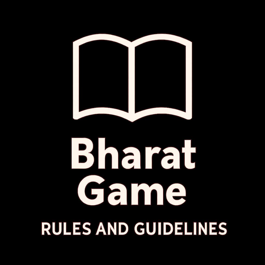 A simple badge highlighting the Bharat Game rules.