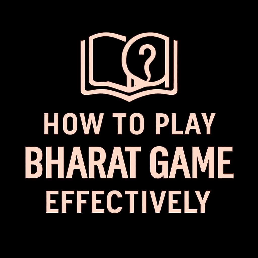 A badge representing guidance on Bharat Game.