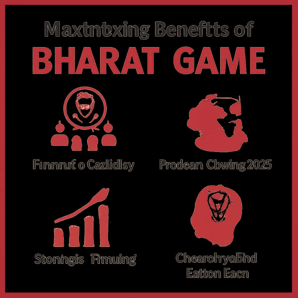 Diagram explaining benefits of Bharat Game.