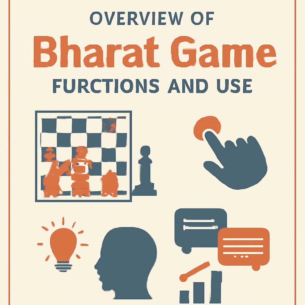 An educational diagram of Bharat Game functions.