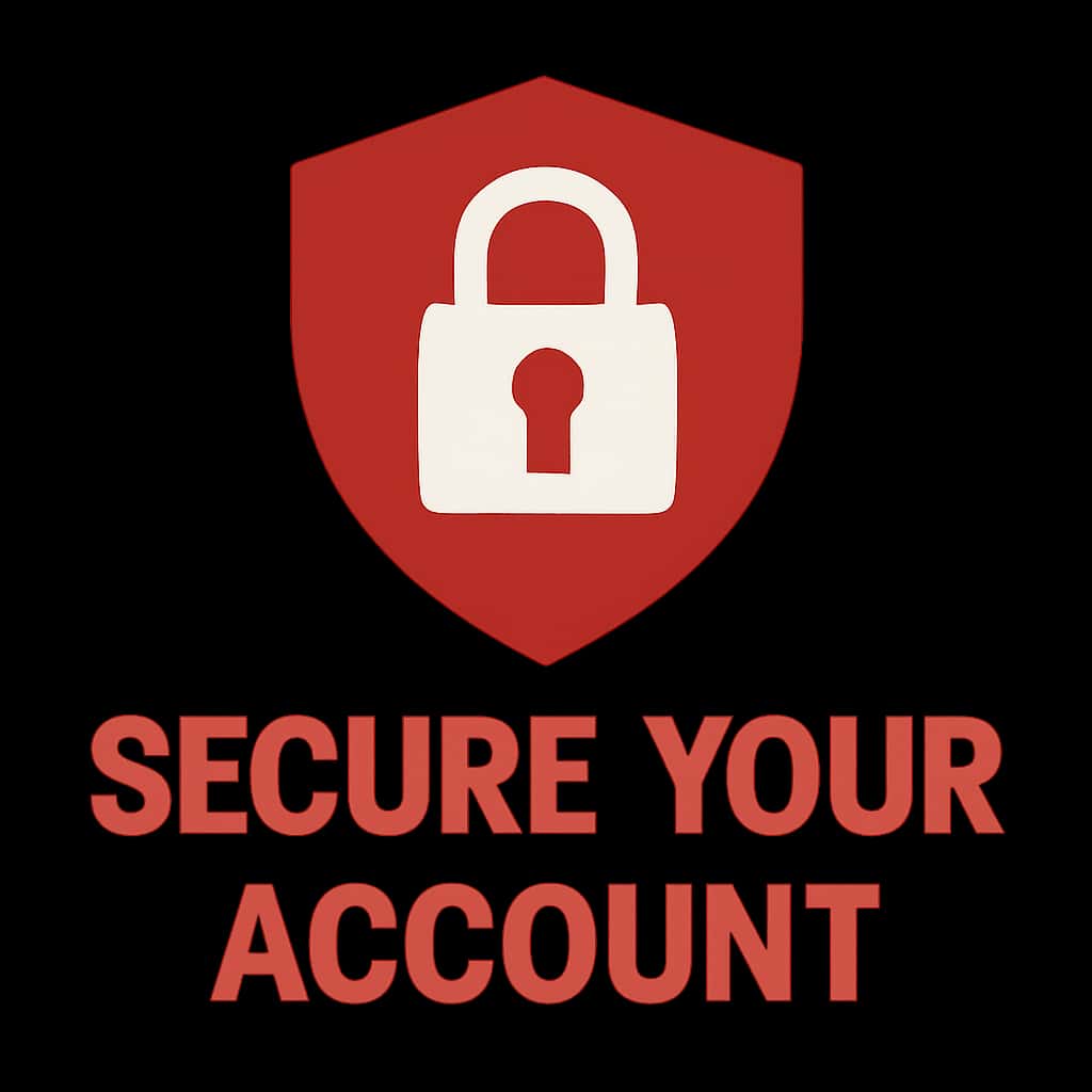 An icon symbolizing account security for Bharat Game.